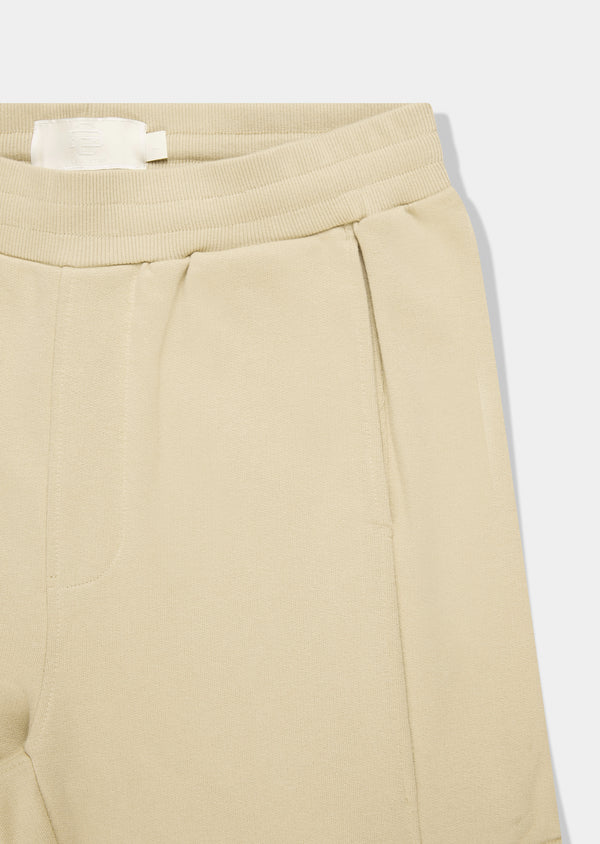 Calça Moletom Cargo Bege