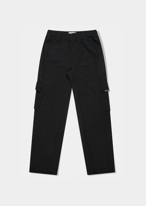 Calça Moletom Cargo Preto