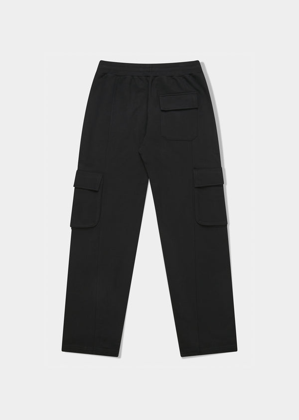 Calça Moletom Cargo Preto