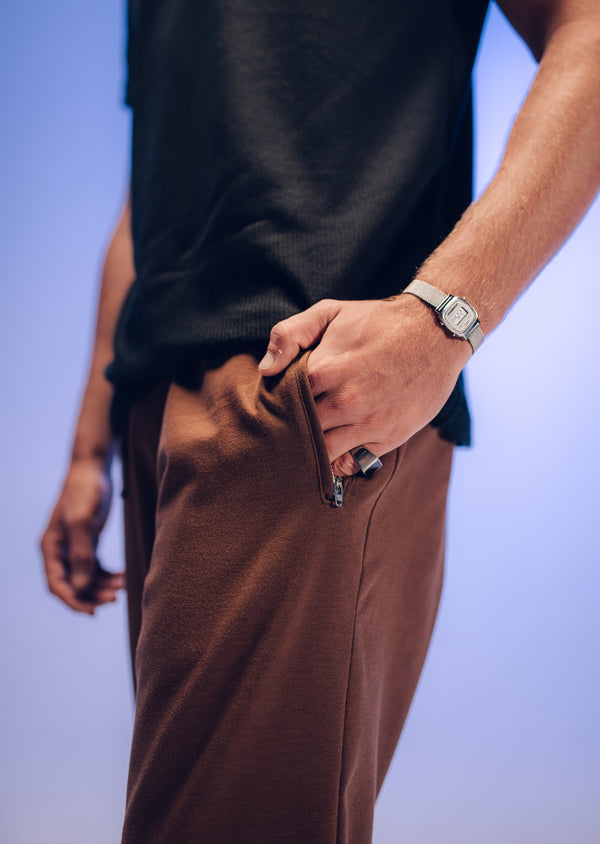 Calça Alfaiataria Marrom