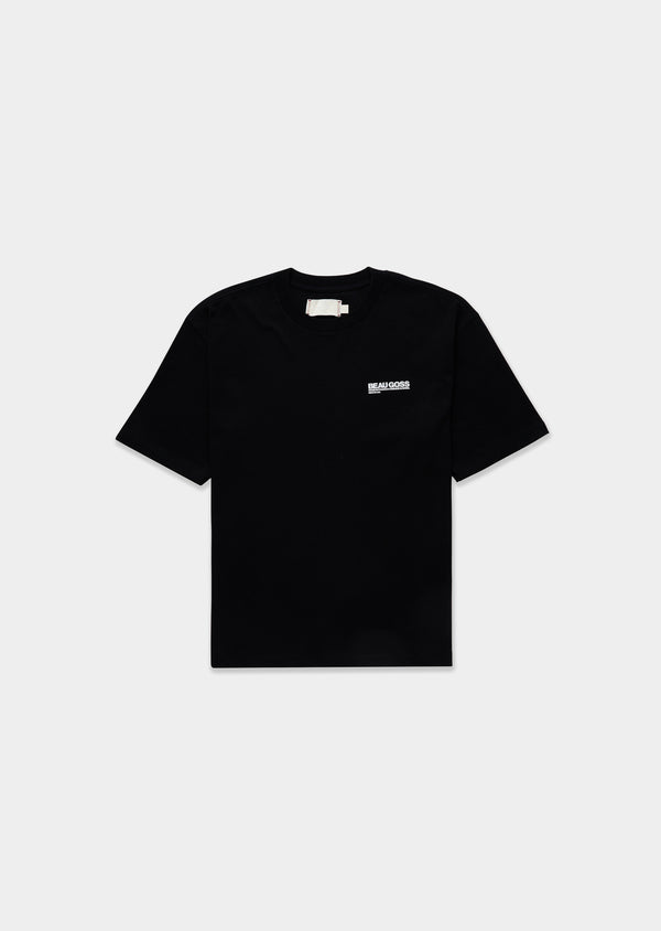 T-Shirt Oversized Suedine Megan – Noir