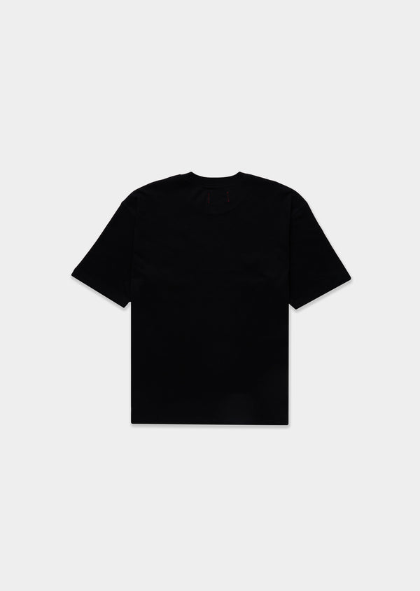 T-Shirt Oversized Suedine Megan – Noir