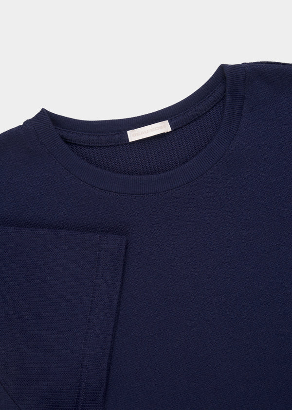 T-Shirt Tricot Azul Marinho