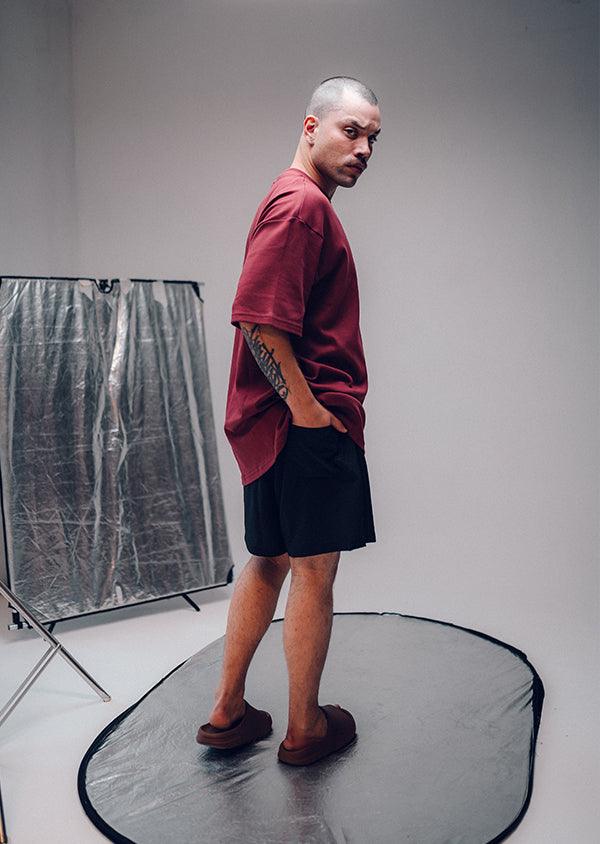 Camiseta Suedine Bordeaux - Beau Goss