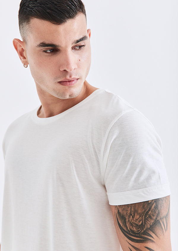 T-Shirt Lyocell Off-White