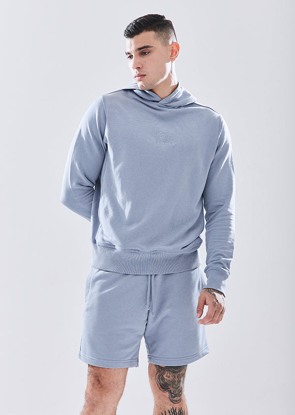 Blusa Moletom Lyocell Azul Termal