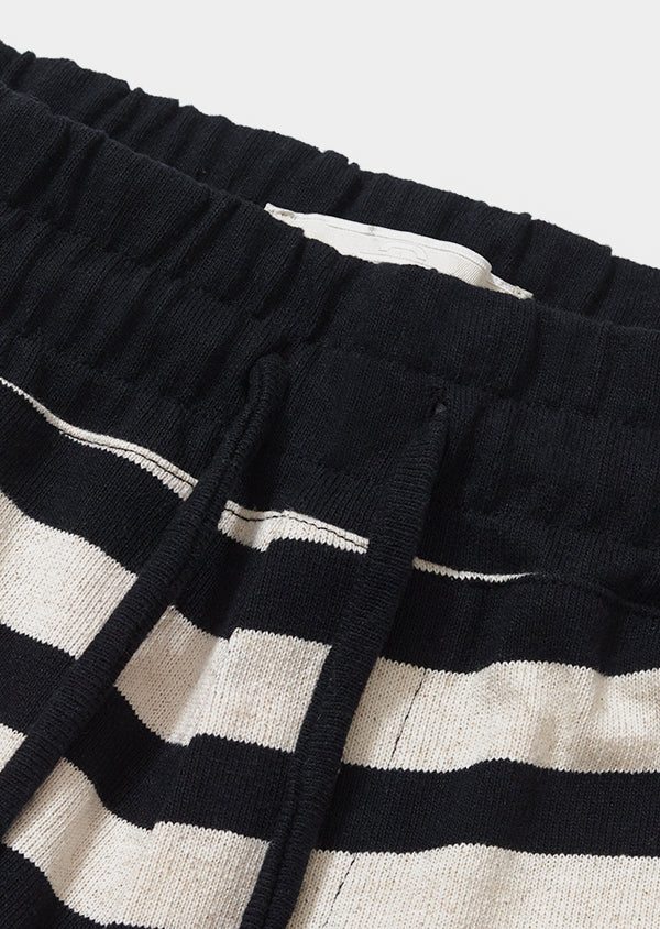 Bermuda Moletom Listrado