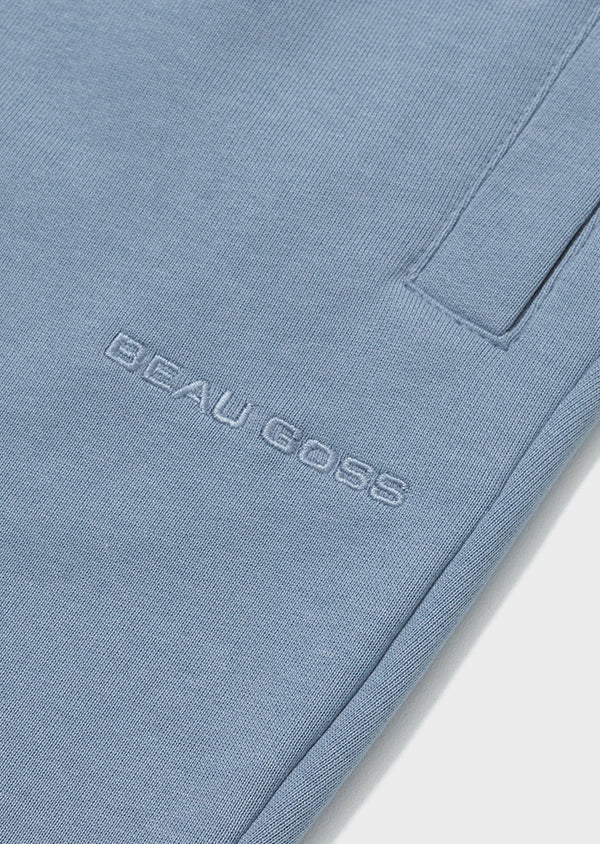 Bermuda Moletom Lyocell Azul Termal