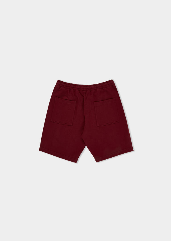 Bermuda Moletom Découper – Bordeaux