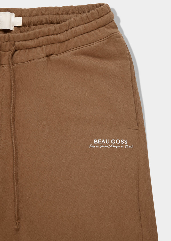 Calça Moletom Básica Marrom