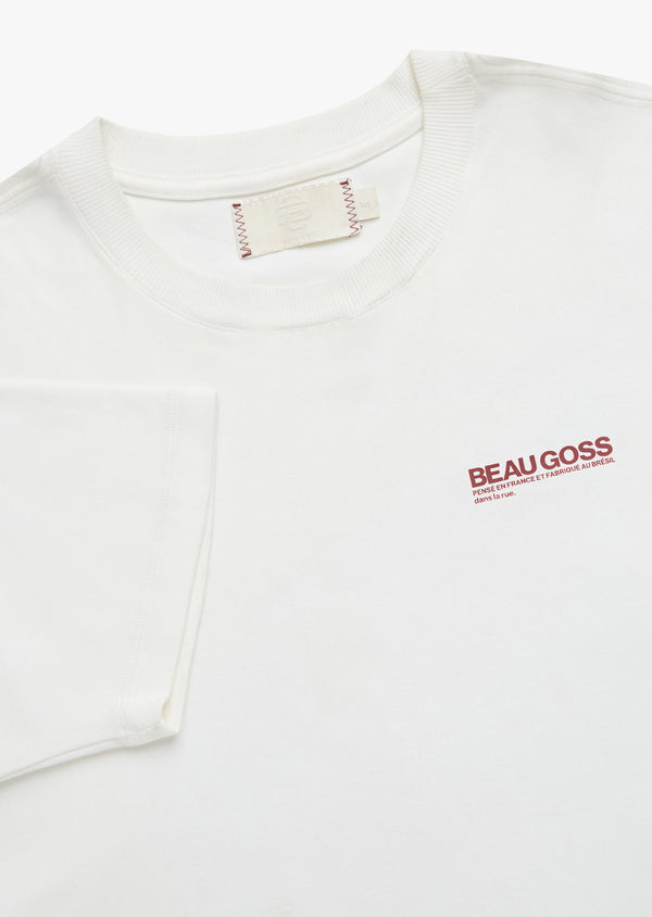T-Shirt Oversized Suedine Megan – Off White