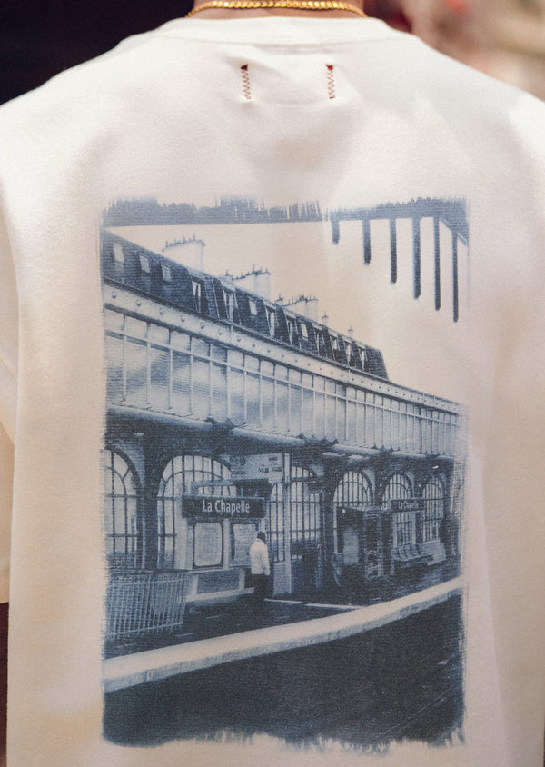 T-Shirt Oversized SM Savoir La Rue – Off White