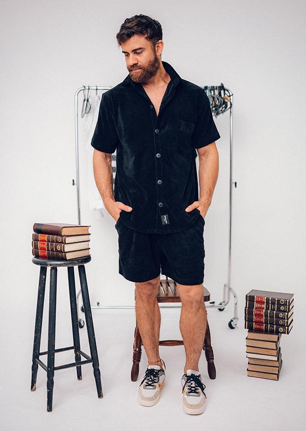 Corduroy Shirt Black - Beau Goss