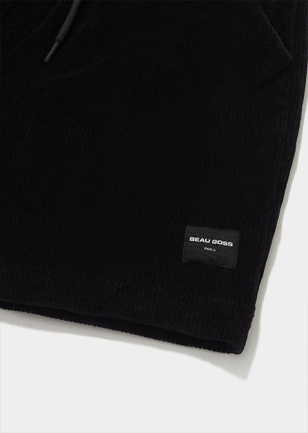 Corduroy Shorts Black - Beau Goss