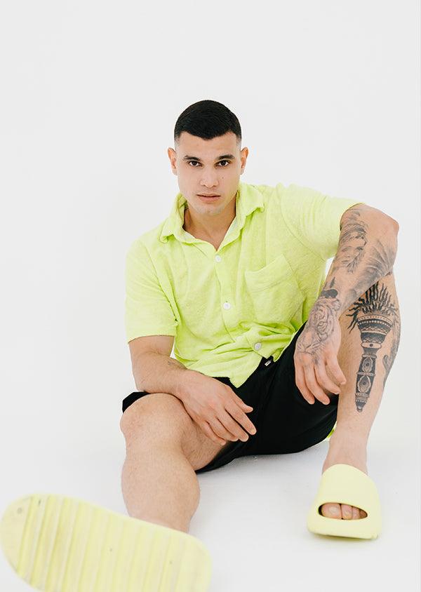 Terry Shirt Lime Green - Beau Goss